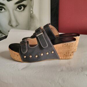 NWOT WOMANS CORK WEDGES SZ 9.5